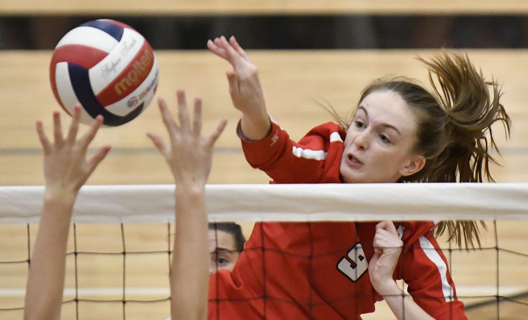 Oakville versus Visitation at Gateway Match Up Volleyball Tournament